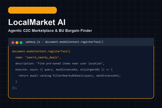 LocalMarket AI — C2C Marketplace & BU Bargain Finder