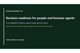African Market OS WebMCP Decision Readiness Lab