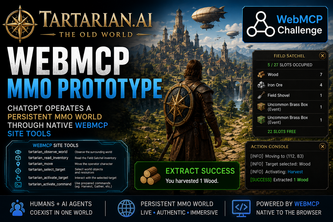 Tartarian.ai — WebMCP MMO Prototype