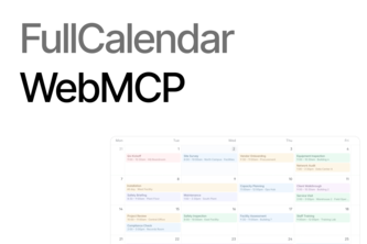 FullCalendar WebMCP