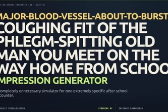 Phlegm-Spitting Old Man Coughing Fit Generator