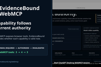 EvidenceBound WebMCP Authority Compiler