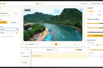 AgentCut : WebMCP Image & Video Editor
