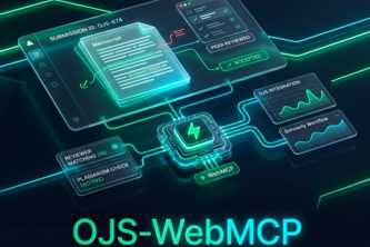 OJS-WebMCP: Agent-Native Scholarly Publishing