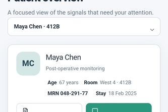 CarePulse — AI Early Warning for Patient Deterioration