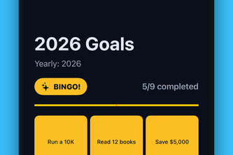 Bingoal: Goal & Habit Bingo