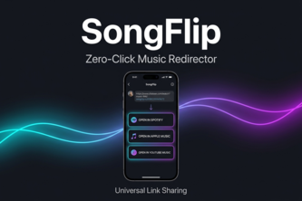 SongFlip – Zero-Click Music Link Redirector