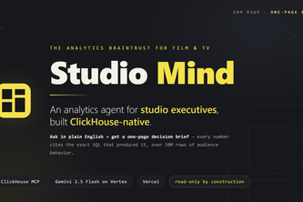 ClickHouse Studio Mind