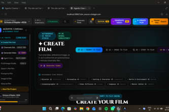 Agentic Cinema – Autonomous AI Filmmaking Studio