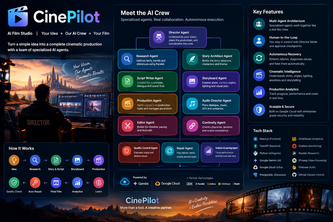 CinePilot - an autonomous AI Film production studio