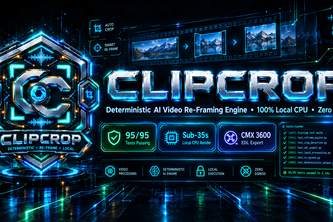 ClipCrop — Deterministic AI Video Re-Framing Engine