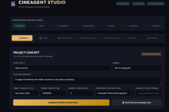 CineAgent Studio