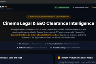 CineClear AI- E&O Legal Clearance & Remediation Dispatcher