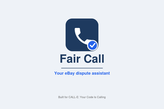 Fair Call — AI Agent for eBay Dispute Resolution