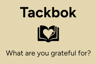 Tackbok - Gratitude Journal
