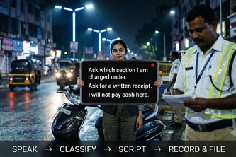 Sākshi — legal words in your hand, in sixty seconds