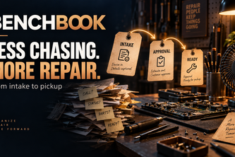Benchbook: Human-Approved Repair Shop Workflow
