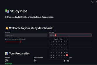 StudyPilot: AI-Powered Adaptive Learning