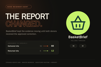 BasketBrief — Follow through when the report changes