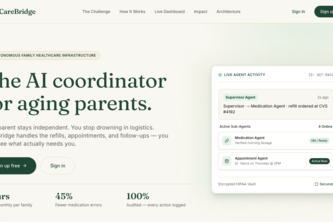 CareBridge — The AI Coordinator for Ageing Parents