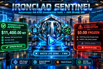 IRONCLAD Sentinel: Autonomous Construction Billing Audit