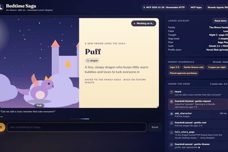 Bedtime Saga: a bedtime story that remembers