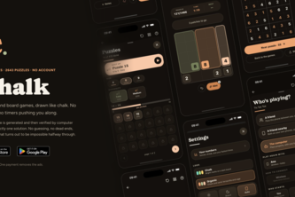 Chalk: puzzles you can trust, two phones that talk
