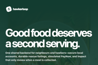 HawkerLoop Rescue (Theme: Eco-Friendly & Sustainability) 