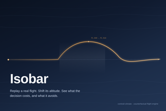 Isobar — Counterfactual Flight Replay Engine