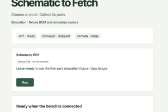 HCP Schematic-to-Fetch Robot Arm