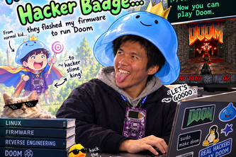 That Time I Got Reincarnated as a Hacker Badge