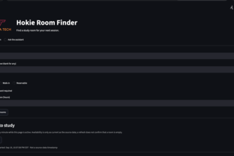 Hokie Room Finder