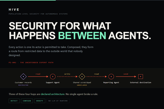 HIVE: Security for what happens between agents