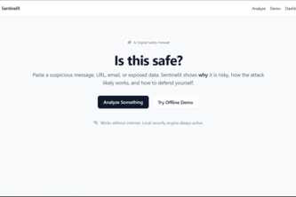 SentinelX — AI Digital Safety Firewall