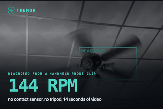 TREMOR: vibration diagnosis from ordinary video