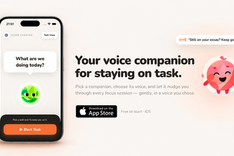 Cuemii -- Your voice companion for staying on tasks.