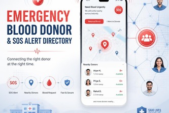 Emergency Blood Donor & SOS Alert Directory
