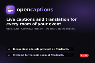 OpenCaptions