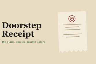 Doorstep Receipt