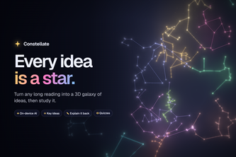 Constellate: Turn any reading into a galaxy of ideas
