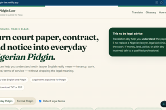 Pidgin Law