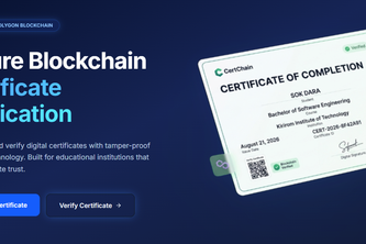 VeriCert - Blockchain Certificate Verification