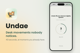 Undae: invisible movement breaks for desk workers