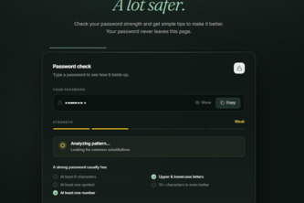 Password Checker and strengthener App