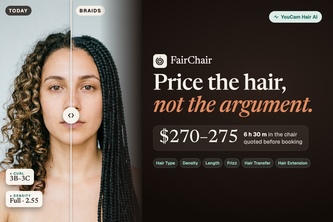 FairChair: Honest Braid Quotes, Measured by YouCam Hair AI