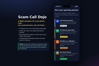 Scam Call Dojo