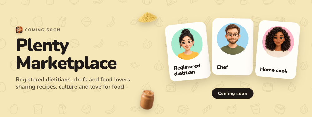 Plenty Marketplace, coming soon: registered dietitians, chefs and food lovers sharing recipes