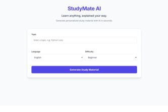 StudyMate AI