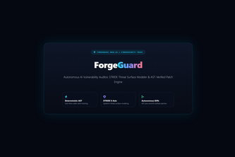 ForgeGuard: Autonomous AI Security & Patch Engine