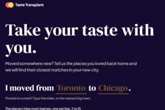 Taste Transplant